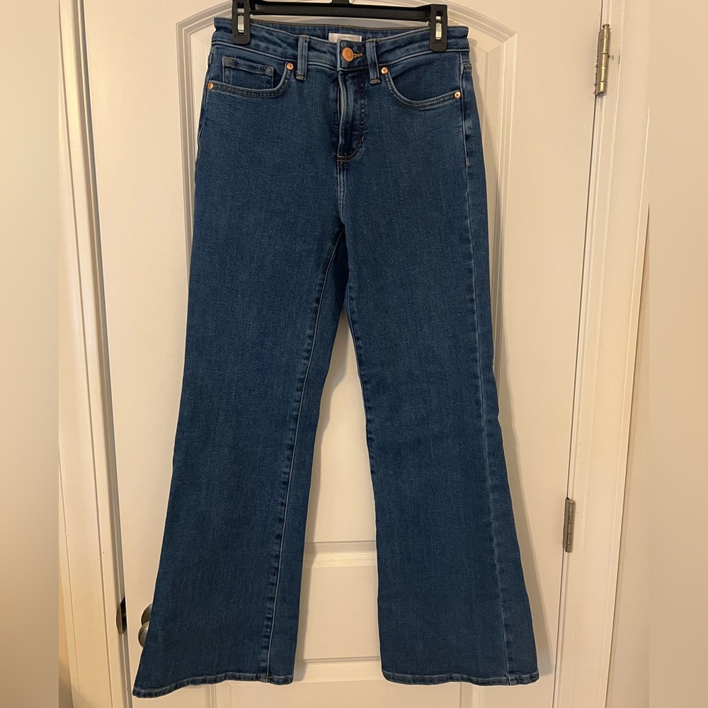 LC High-Rise bootcut Leg Jeans - Dark Blue Denim